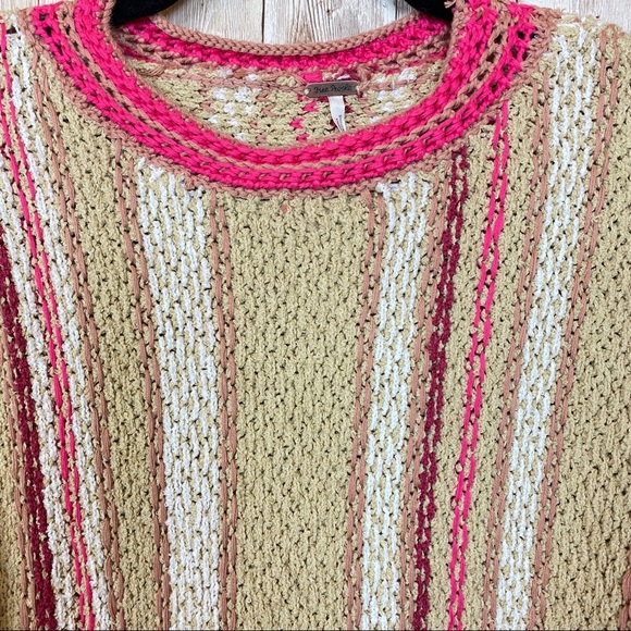 Free People Show Me Love Striped Pullover Sweater - Picture 9 of 14
